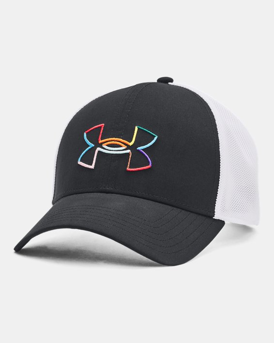 UA Pride Trucker Hat, Black, pdpMainDesktop image number 0